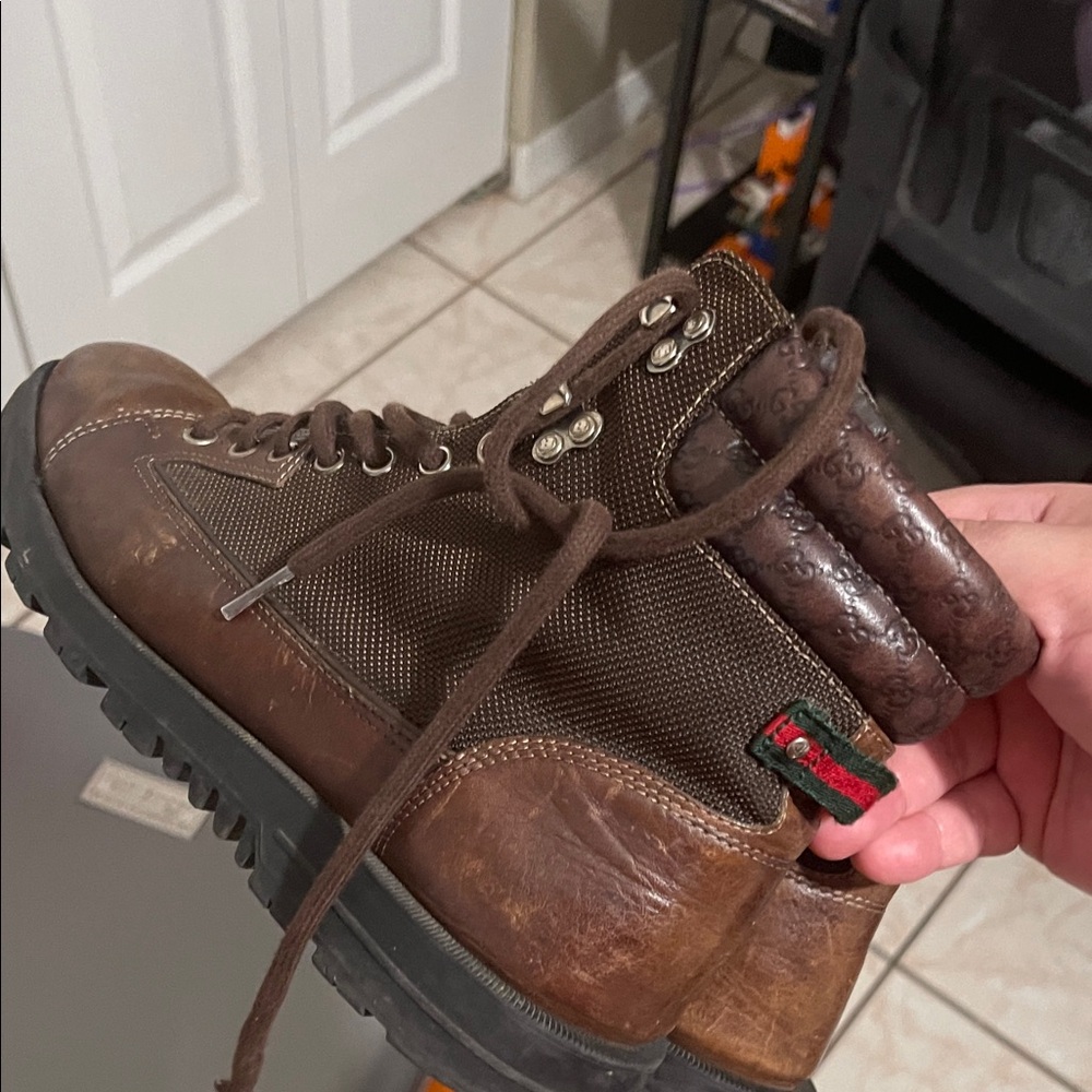 Gucci Dark Brown Men's Boots